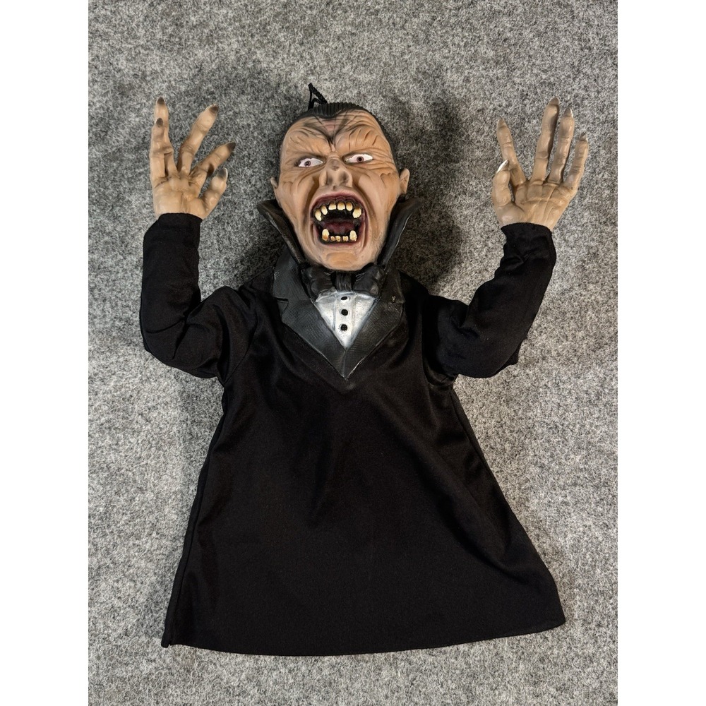Vintage Latex Dracula Vampire Nosferatu Halloween Hanging Decoration Poseable